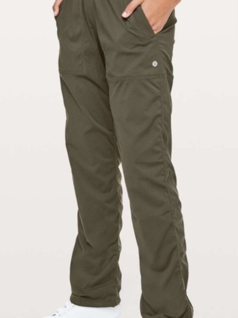 Lululemon Dance Studio Pant Olive Green Straight-Leg- 10